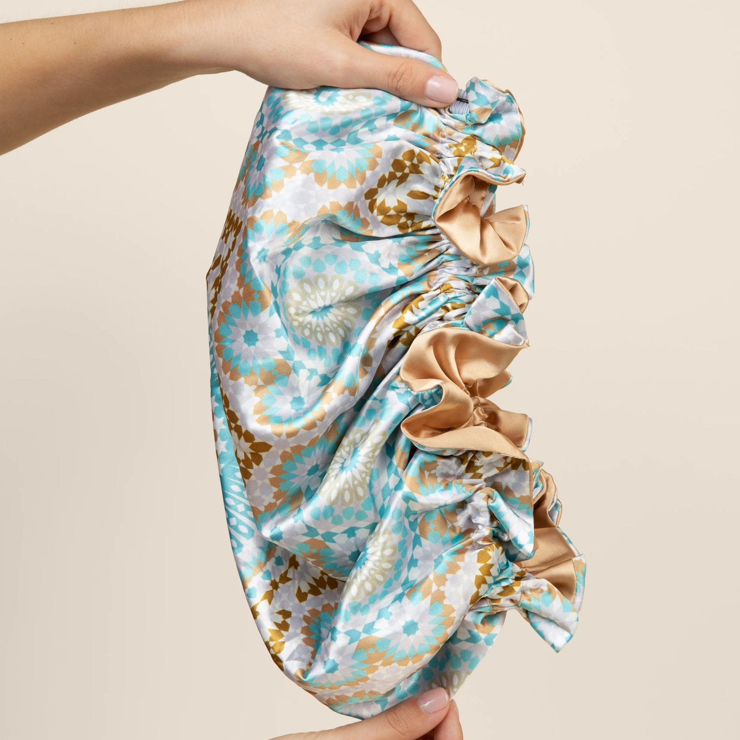 Bounce Curl Reversible Satin Bonnet