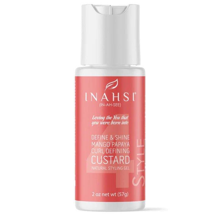Inahsi Naturals Define & Shine Mango Papaya Curl Defining Custard Styling Gel - Sunshine Curls