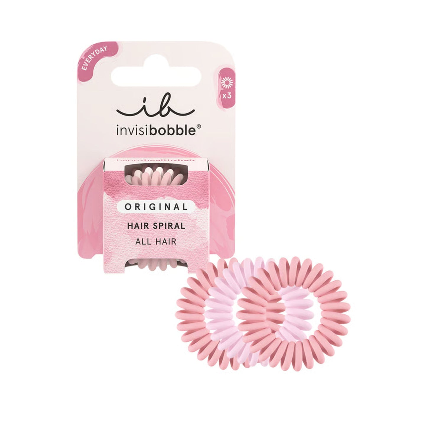 Invisibobble Original Hair Spiral Ties 3pcs