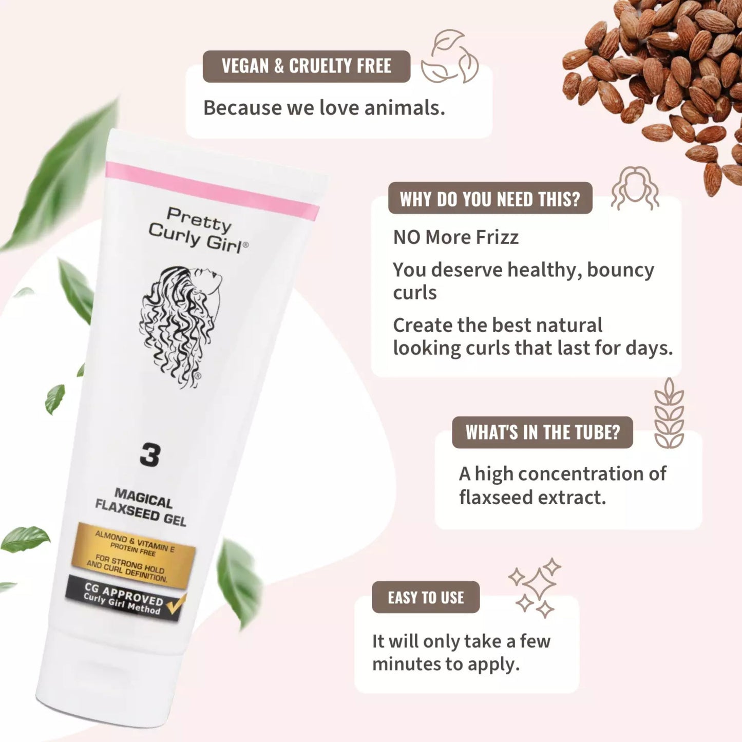 Pretty Curly Girl Magical Flaxseed Gel