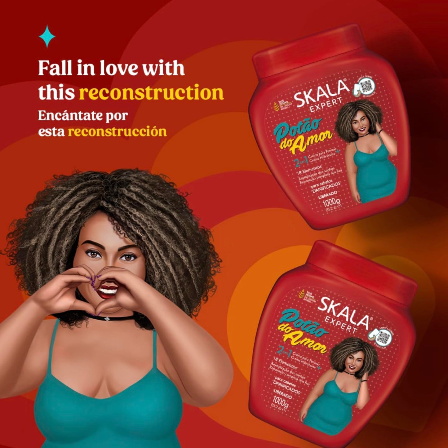 Skala Love Pot Treatment Conditioning Cream "Red Skala" 1kg