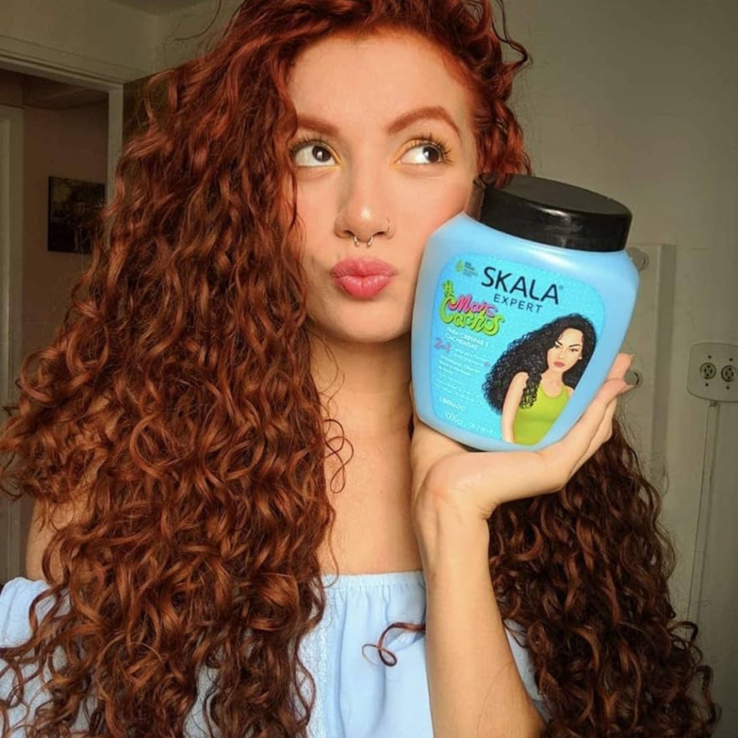 Skala Mais Cachos 2 in 1 Hair Treatment Conditioning Cream - "Blue Skala" 1kg