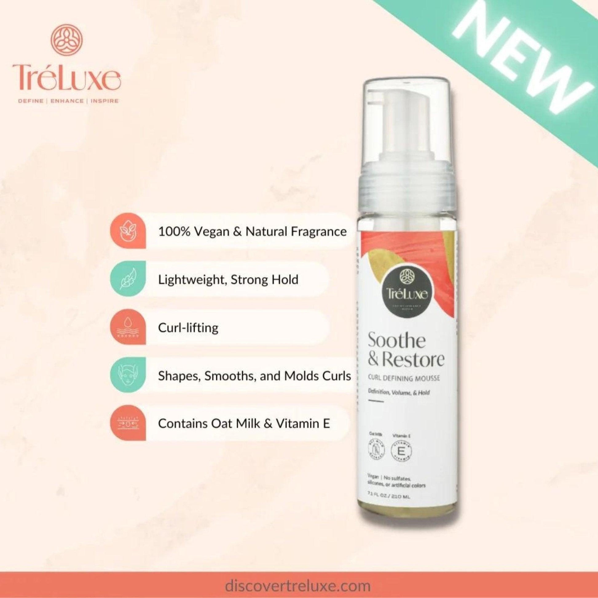 TréLuxe Soothe & Restore Curl Defining Mousse - Sunshine Curls