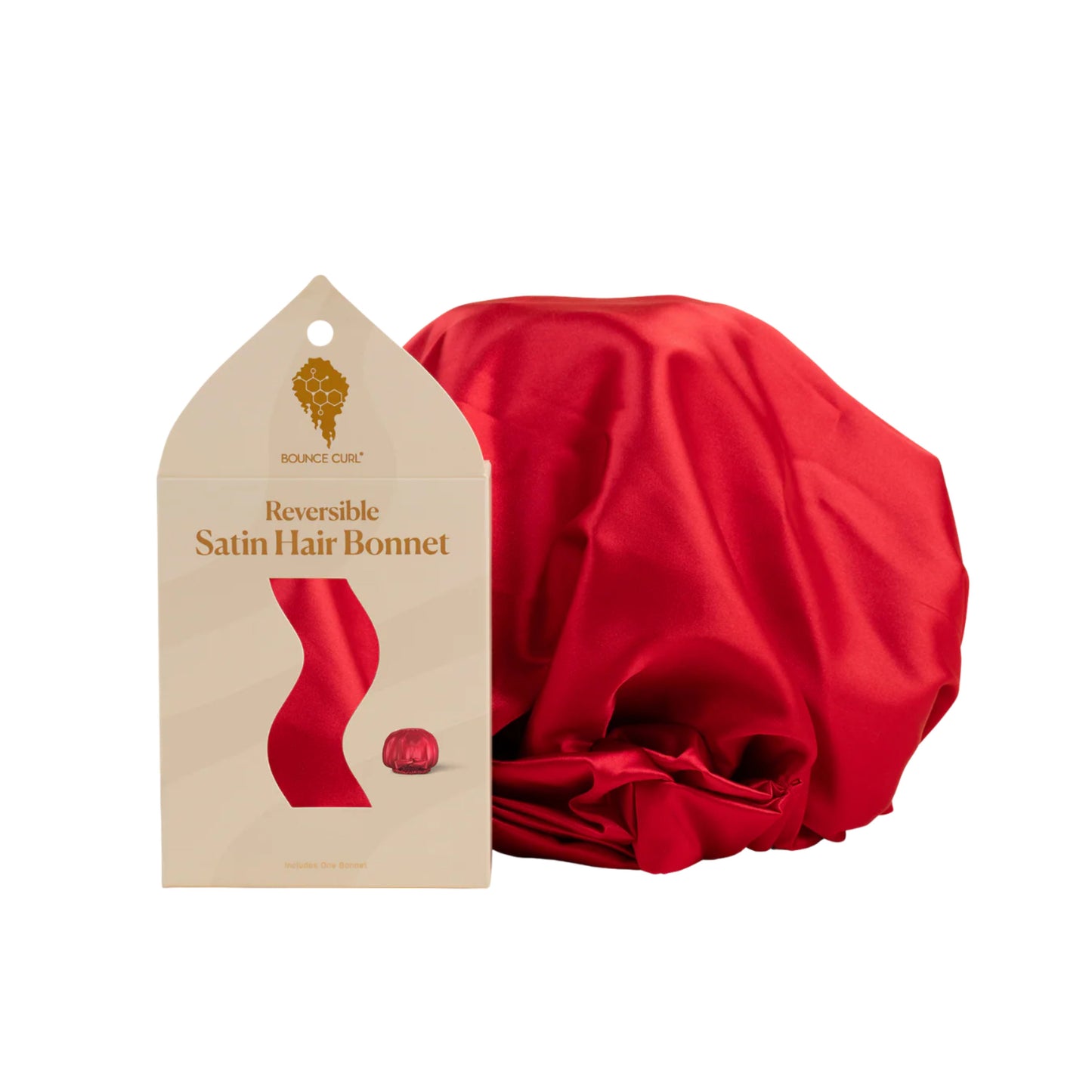 Bounce Curl Reversible Satin Bonnet