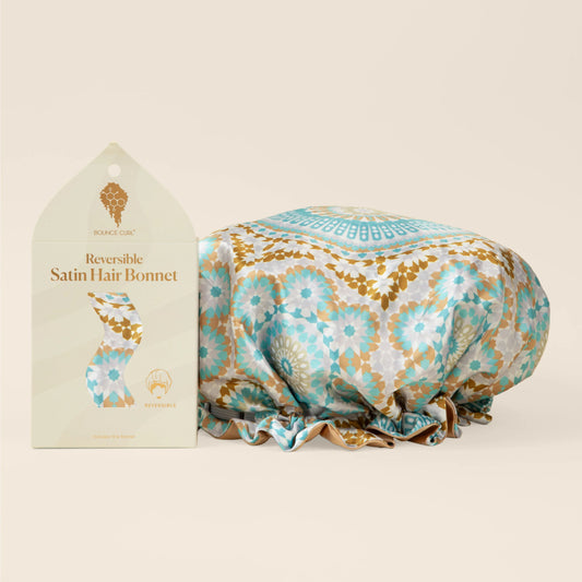 Bounce Curl Reversible Satin Bonnet