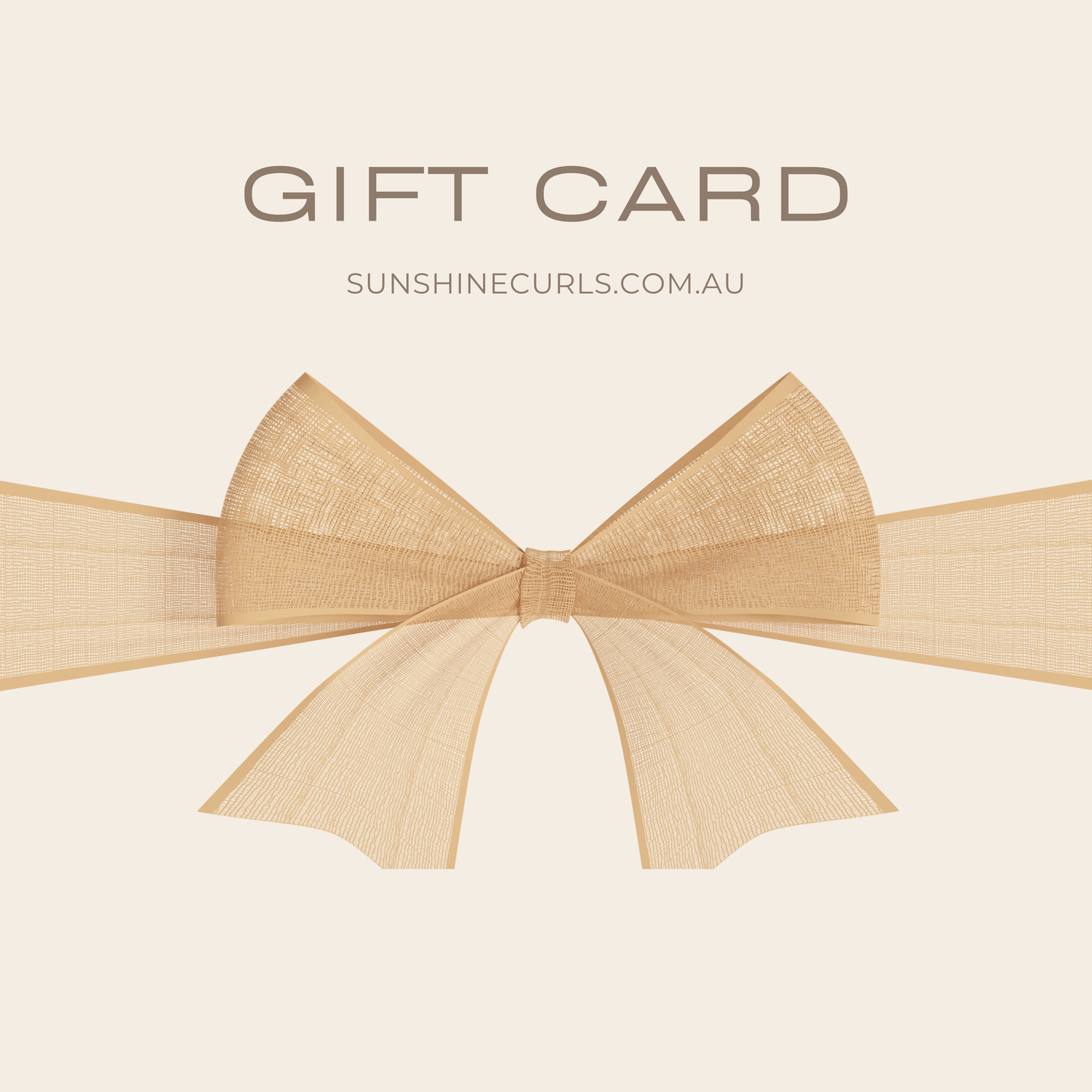 Sunshine Curls Gift Card