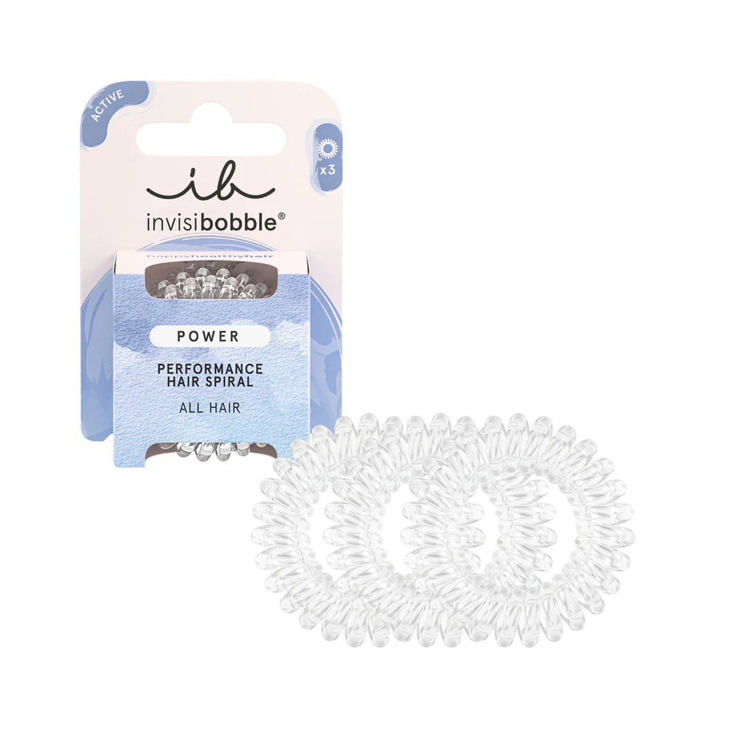 Invisibobble Power Spiral Hair Tie - True Black