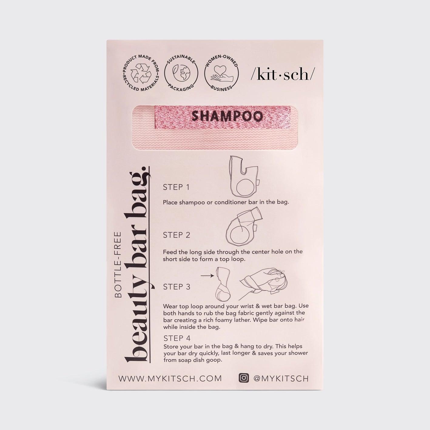 Kitsch Shampoo Beauty Bar Bag - Blush - Sunshine Curls