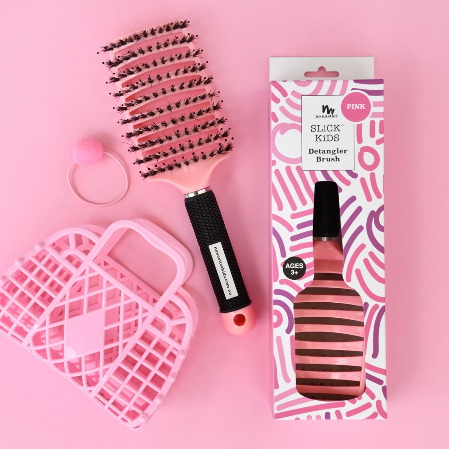 No Nasties Kids Detangler Kids Hair Brush