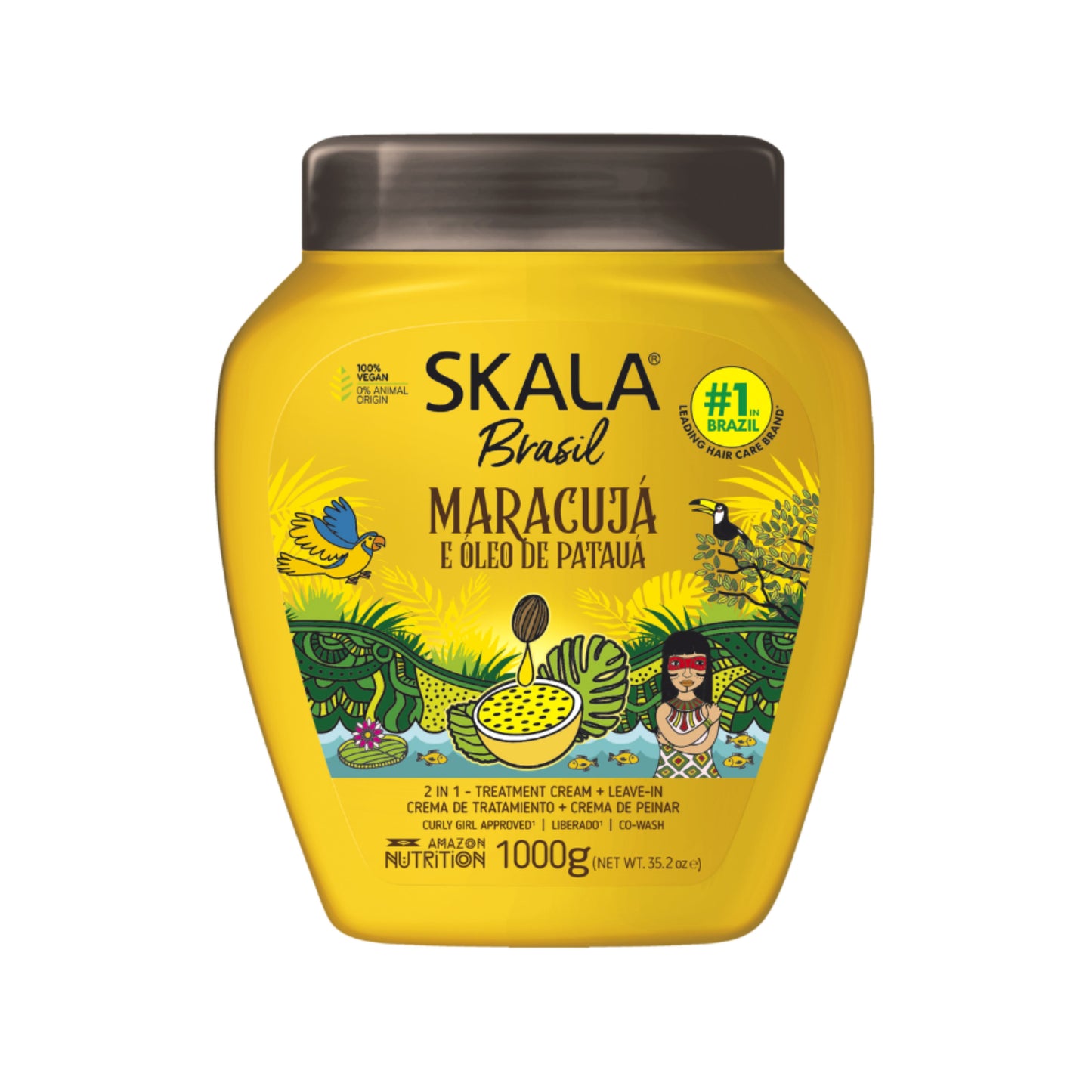 Skala Passionfruit & Pataua Oil Hair Treatment Cream - "Yellow Skala" 1kg